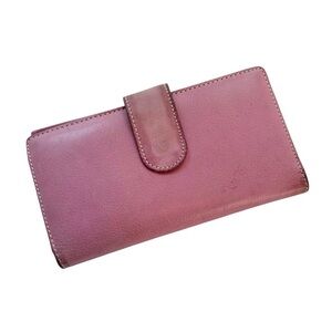 Pink Leather Wallet